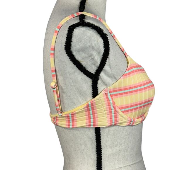 Billabong Large (12) Sunchaser Kenzley Bikini Top Underwire UPF 50 Lined New - Picture 2 of 13